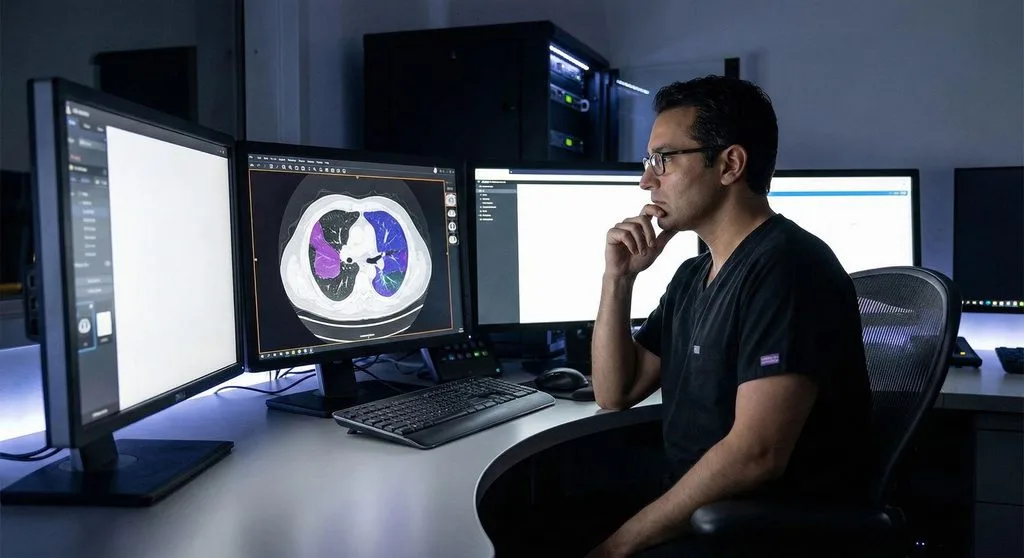 Análisis de una imagen médica mediante inteligencia artificial