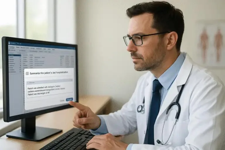 Inteligencia artificial basada en el lenguaje y documentación clínica